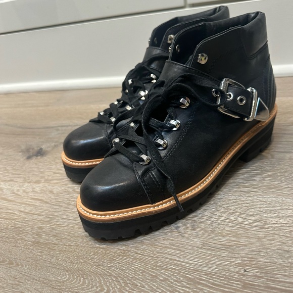 Mark Fisher Black Leather Boots - Picture 1 of 6